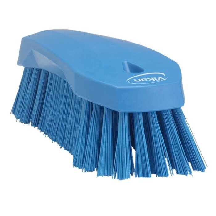 Vikan Vikan Grote werkborstel polyester vezels, hard 200x70x60mm blauw