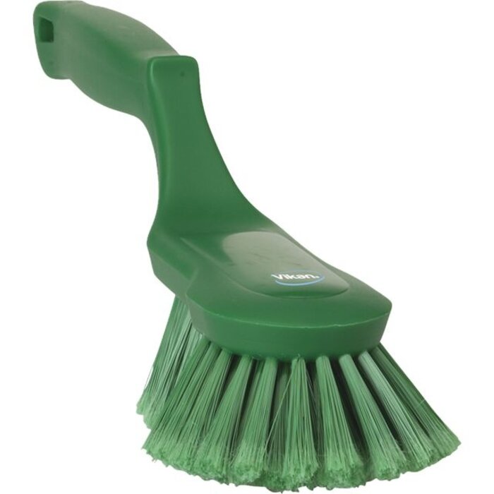 Vikan Vikan Ergonomische handborstel polyester vezels, zacht, 330x105x110mm groen