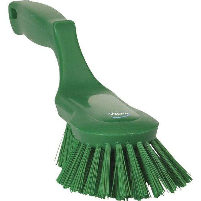 Vikan Vikan Ergonomische handborstel polyester vezels, hard 330x95x110mm groen