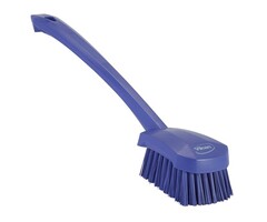 Vikan Vikan Afwasborstel lange steel, hard 415x71x75mm paars