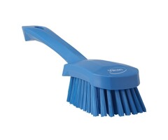 Vikan Vikan medium afwasborstel, korte steel, 270x70x85mm blauw