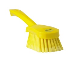 Vikan Vikan medium afwasborstel, korte steel, 270x70x85mm geel