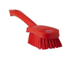 Vikan Vikan Afwasborstel met korte steel, 270x70x85mm, rood
