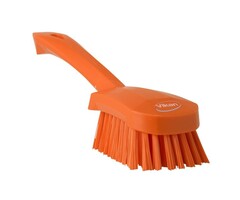 Vikan Vikan Afwasborstel met korte steel, 270x70x85mm, oranje