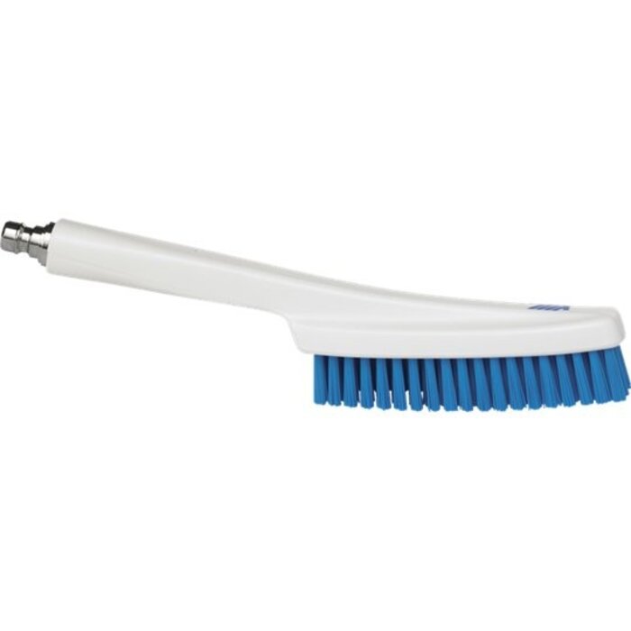 Vikan Vikan Harde handborstel met watertoevoer, 355x50x105mm, blauw