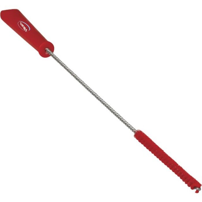 Vikan Vikan Pijpenborstel met handvat, 10 mm, hard, rood