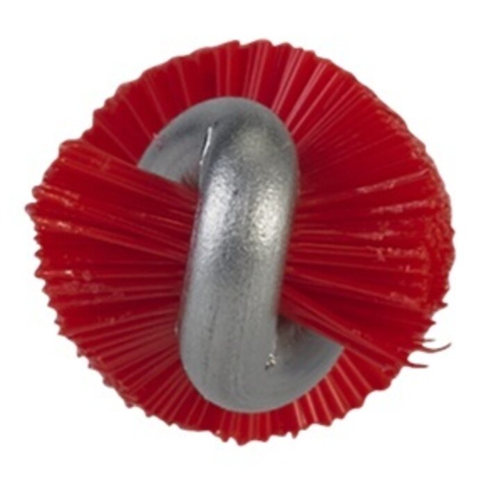 Vikan Vikan Pijpenborstel met handvat, 10 mm, hard, rood