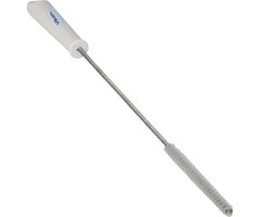 Vikan Vikan Pijpenborstel met handvat, 10 mm, hard, wit