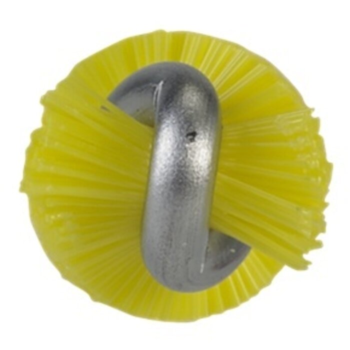 Vikan Vikan Pijpenborstel met handvat, 10 mm, hard, geel