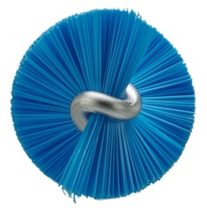 Vikan Vikan Pijpenborstel met handvat, 20 mm, medium, blauw