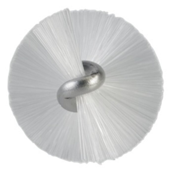 Vikan Vikan Pijpenborstel met handvat, 20 mm, medium, wit