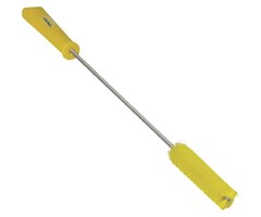 Vikan Vikan Pijpenborstel met handvat, 20 mm, medium, geel