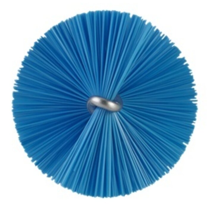 Vikan Vikan Pijpenborstel met handvat, 40 mm, hard, blauw