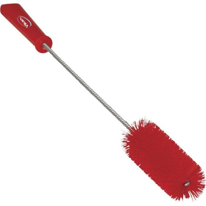 Vikan Vikan Pijpenborstel met handvat, 40 mm, hard, rood