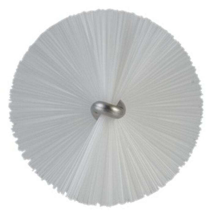 Vikan Vikan Pijpenborstel met handvat, 40 mm, hard, wit