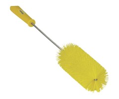 Vikan Vikan Pijpenborstel met handvat, 60 mm, medium, geel