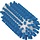 Vikan Pijpborstel, steelmodel, ø50 mm, hard, blauw