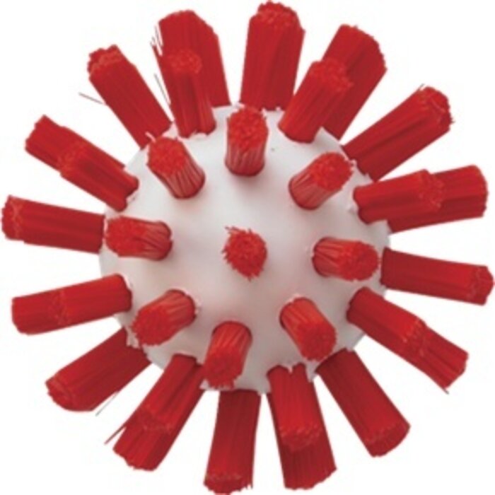 Vikan Vikan Pijpborstel, steelmodel, ø50 mm, hard, rood