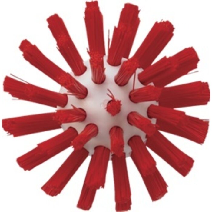 Vikan Vikan Pijpborstel, steelmodel, ø63 mm, hard, rood
