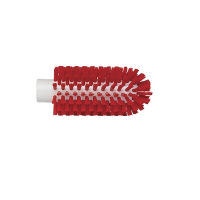 Vikan Vikan Pijpborstel, steelmodel, ø63 mm, hard, rood