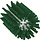 Vikan Pijpborstel, steelmodel, ø77 mm, medium, groen