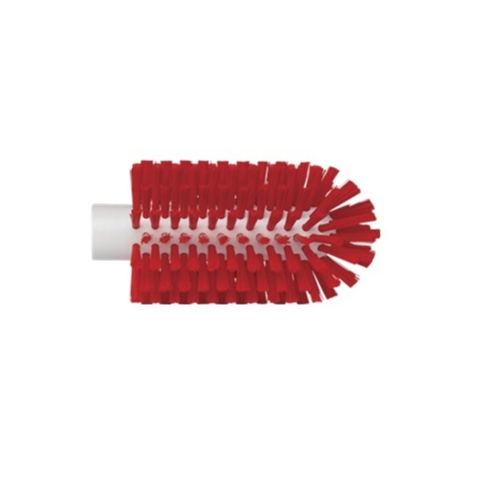 Vikan Vikan Pijpborstel, steelmodel, ø77 mm, medium, rood