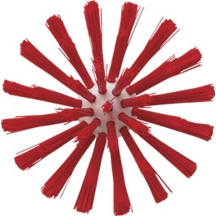 Vikan Vikan Pijpborstel, steelmodel, ø103 mm, medium, rood