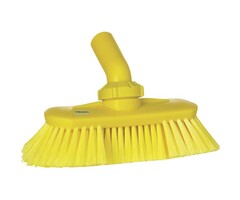 Vikan Vikan, Hoekverstelbare borstel met watertoevoer,190x147x70mm geel