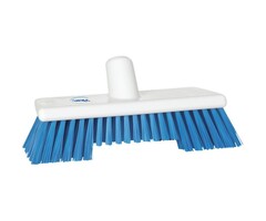 Vikan Vikan, Harde luiwagen met langere zijvezels, 245x105x80mm, blauw