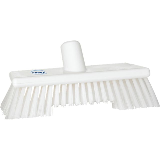 Vikan Vikan, Harde luiwagen met langere zijvezels, 245x105x80mm, wit