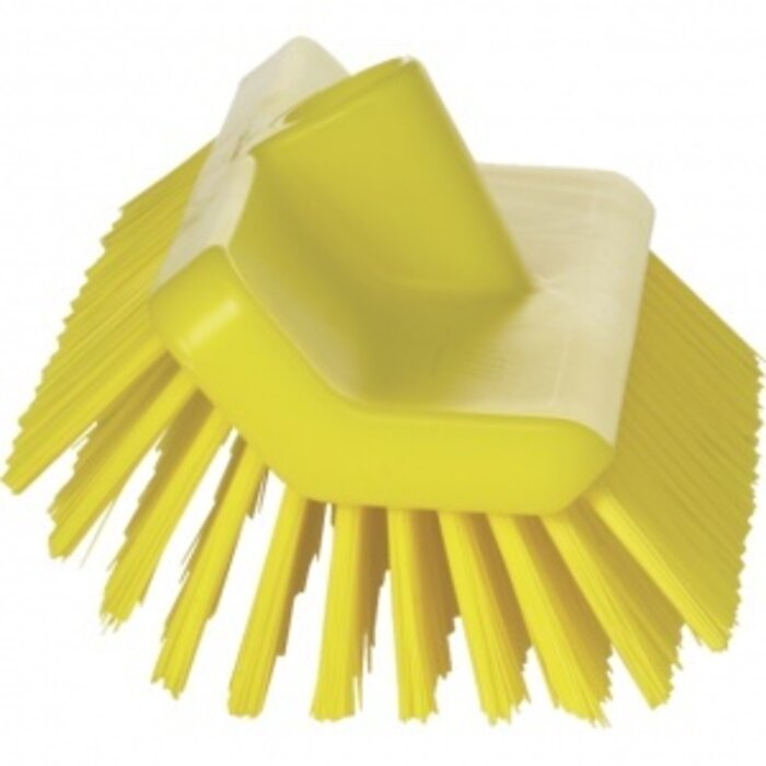 Vikan Vikan, Hoekschrobber hard, 265x100x150mm, geel