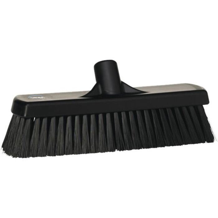 Vikan Vikan, Zachte splitvloerveger, superzacht, 300x125x85mm, zwart