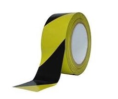 Afzetlint 500M, Zwart/Geel