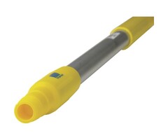 Vikan Vikan, Ergonomische aluminium steel, kort, 650xØ31mm, geel