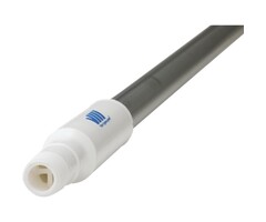 Vikan Vikan, Ergonomische aluminium steel met waterdoorvoer, nippel, wit