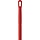 Vikan, Ergonomische rvs steel, kort, 1025mm, rood
