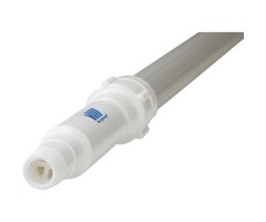 Vikan Vikan, Ergonomische telescopische steel met waterdoorvoer, 1600–2780mm, wit