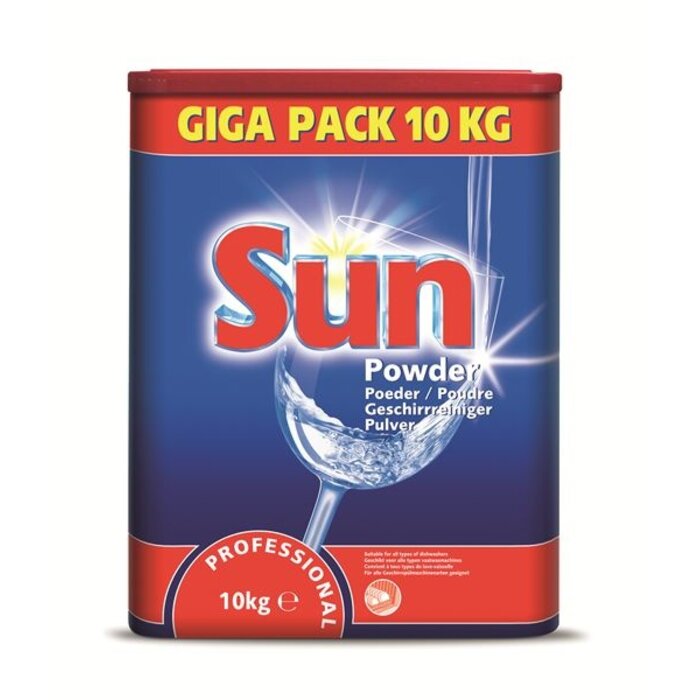 Johnson Diversey Sun Prof. Vaatwaspoeder 10 kg (Lange wascyclus - huishoudmachine)