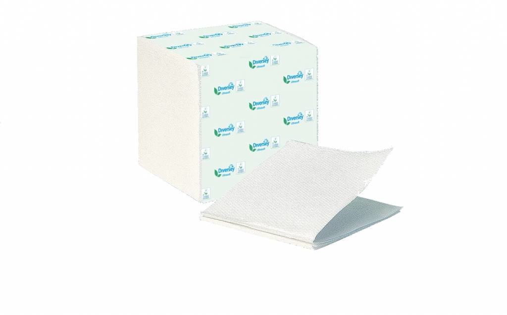 Johnson Diversey Gevouwen Toilerpapier Puur Cellulose (2 laags)