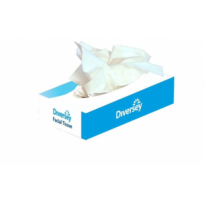Johnson Diversey Facial Tissue Puur Cellulose (2 laags)