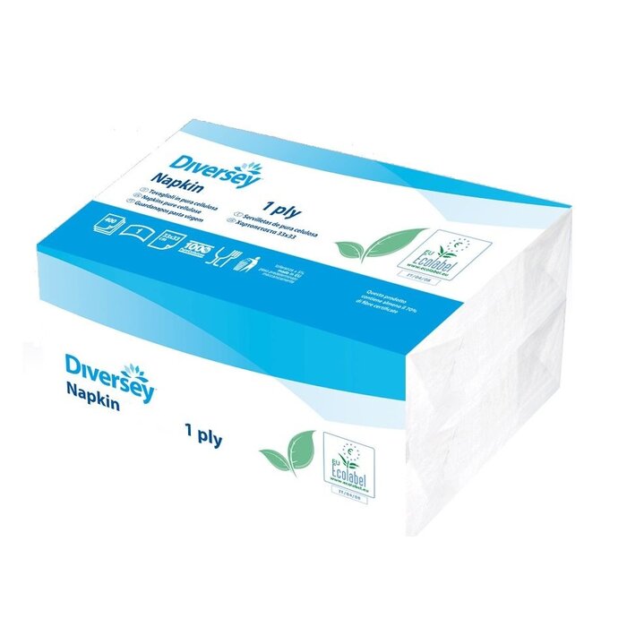 Johnson Diversey Servetten Puur Cellulose (1 laags)