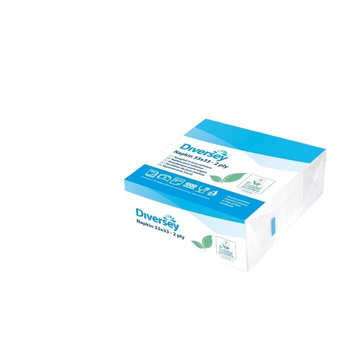 Johnson Diversey Servetten Puur Cellulose (2 laags)