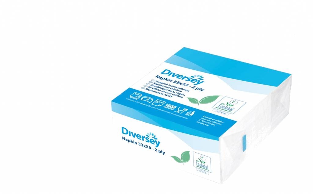 Johnson Diversey Servetten Puur Cellulose (2 laags)