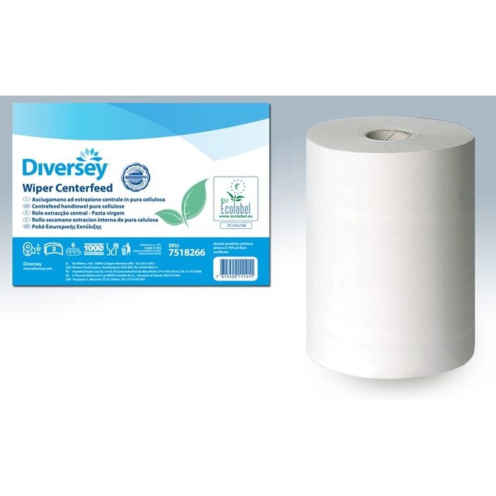 Johnson Diversey Poetsrol Cellulose (2 laags) - 150m
