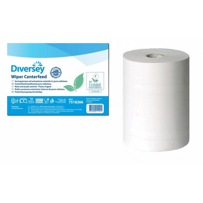 Johnson Diversey Poetsrol Cellulose (2 laags) - 60m