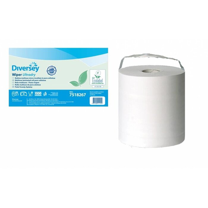 Johnson Diversey Multirol Gelamineerd Puur Cellulose Ultradry (2 laags)