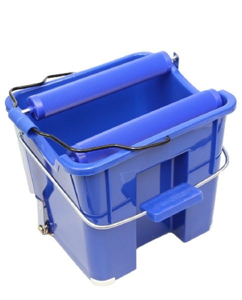 Eigen merk Emmer met rollenwringer blauw