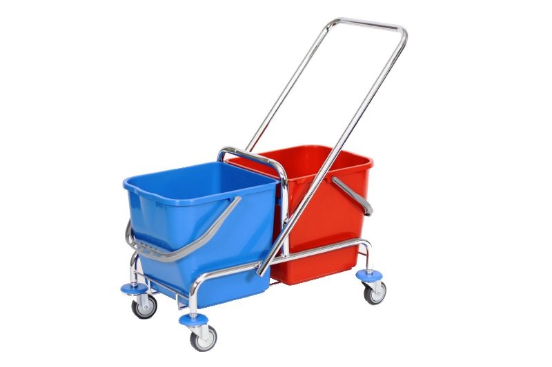 Eigen merk Dubbele rolemmer verchroomd - 25L