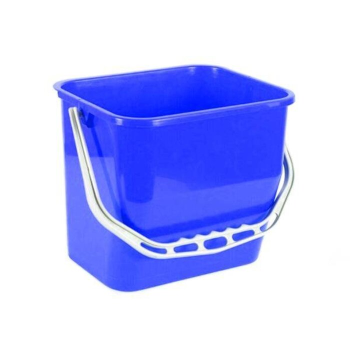 Eigen merk Materiaalwagenemmer blauw - 6 liter