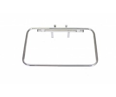 Eigen merk Afvalzakhouder enkel chroom